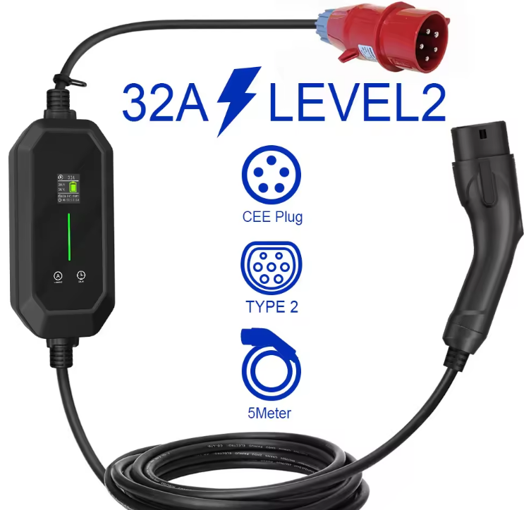 TARY 32a 3 fases 22kw Gb/t par - Ev Charger Type 2 22Kw 32A 3 Phase avaliação e preço